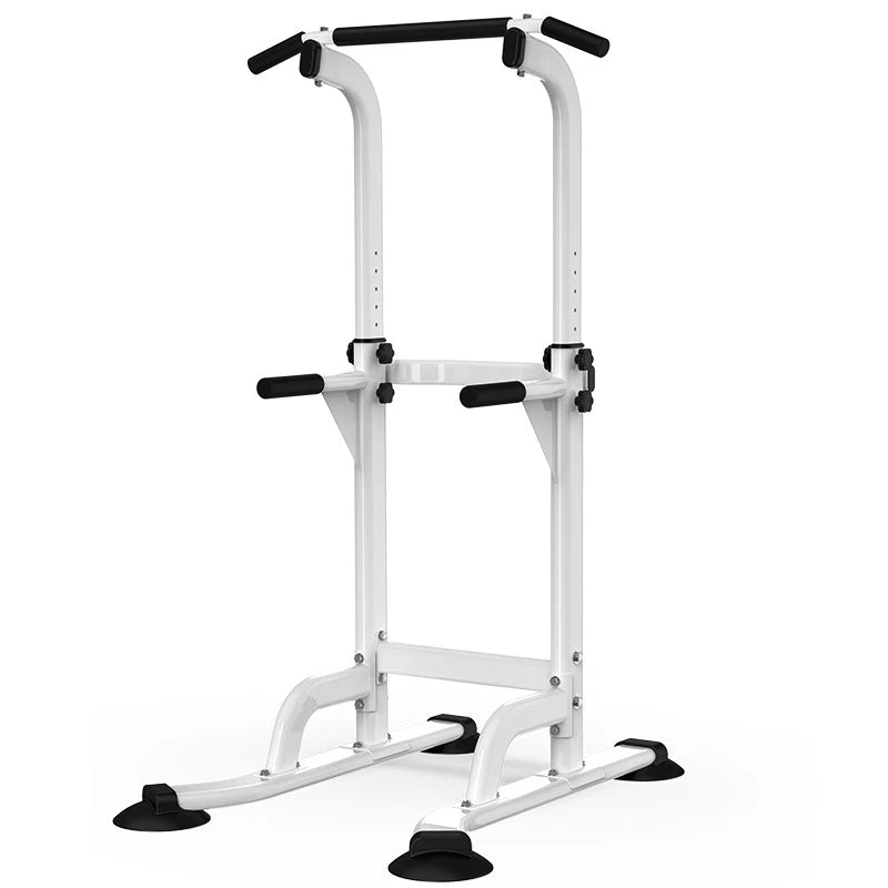 Versatile Adjustable Height Power Tower - Ultimate Pull-Up & Dip Station for Home Gym Strength Training